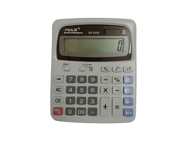 CALCULADORA MAX MXD220 12 DIGITOS