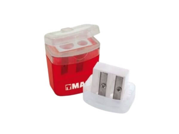 SPD-2G SACAPUNTAS GRANDE DOBLE CON DEPÓSITO Y TAPA  X 24