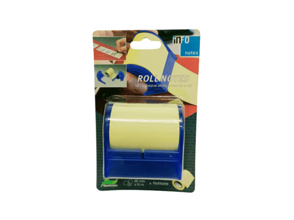 DISPENSADOR PARA ROLLO DE NOTAS ADHESIVAS INFO NOTES