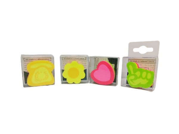 NOTAS ADHESIVAS FORMAS 50 X 50 MM X 225 HOJA