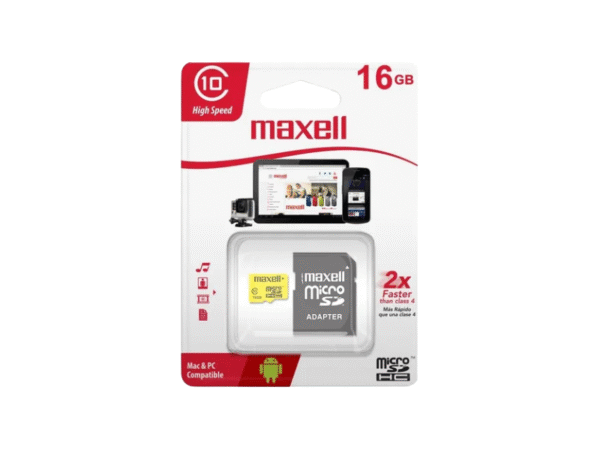 MEMORIA MAXELL MICRO SD 16GB CLASS 10